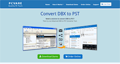 Desktop Screenshot of convertdbxtopst.com